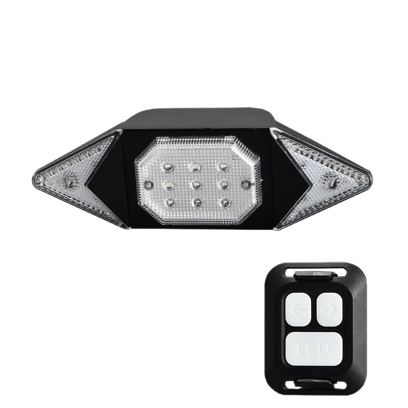 Luz de bicicleta luz trasera inteligente control remoto inalámbrico luz de giro advertencia noche montar equipo accesorios para bicicletas