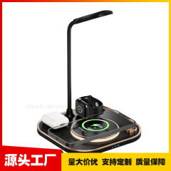 クロスボーダー三合一無線充電器15w急速充電携帯電話腕時計イヤホン磁気吸引無線充電器スタンド