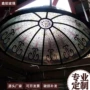 东莞咖啡厅定制彩绘玻璃
