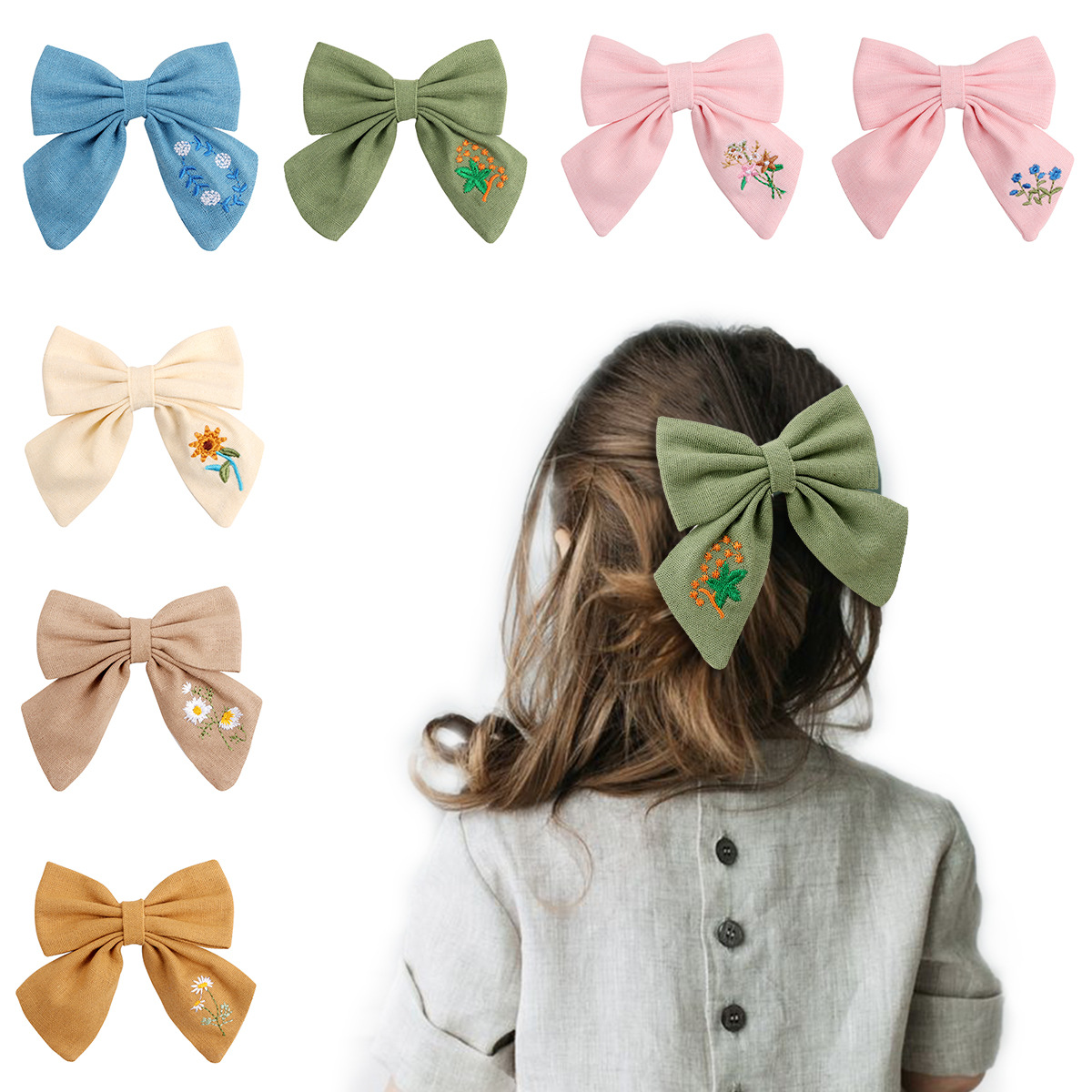 summer cute hairgrip with bow