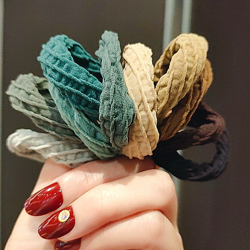 Hair Rope (Base) — Japanese/Korean Simple Elegant Gradient Hair Tie, Soft Lightweight