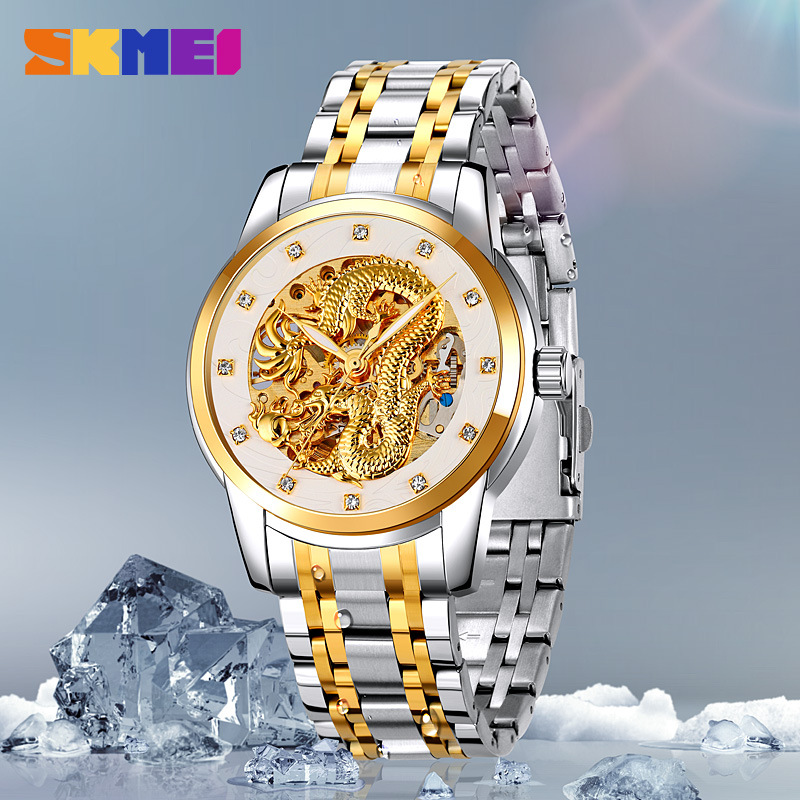 Hollow mechanical time-of-day beautiful watch new fashion men's business automatic mechanical watch men's watch wholesale