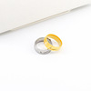 Trend fashionable ring hip-hop style suitable for men and women, accessory stainless steel