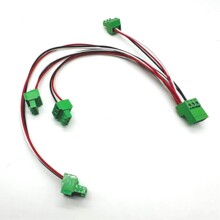3.81�Gɫĸ����̨ ��4 ������̨ + 1007#22AWG �ŷ����Դ�侀
