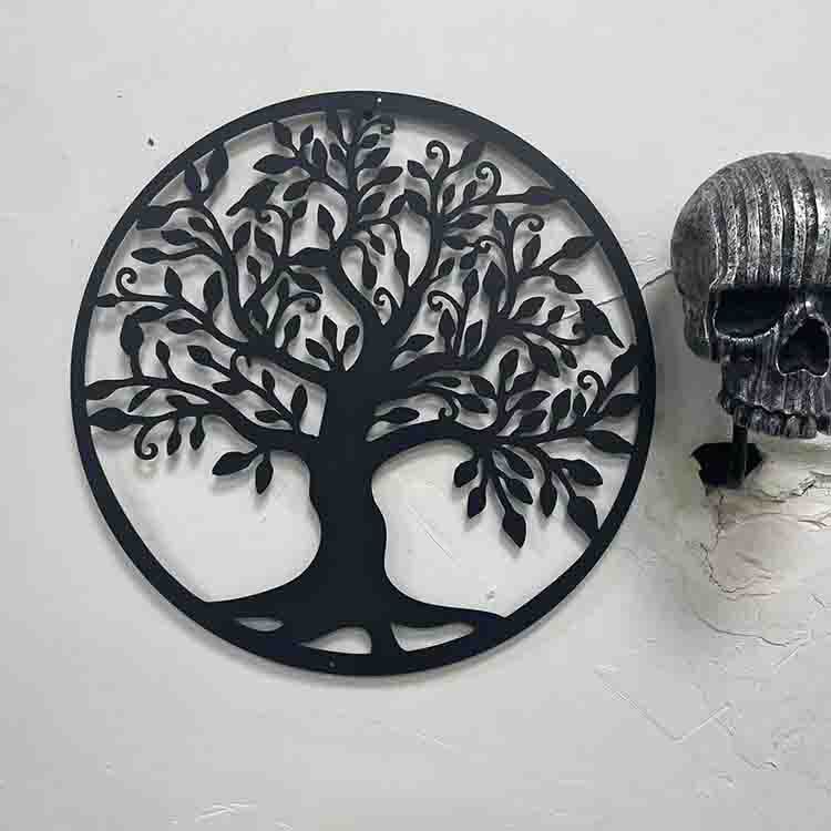 Estación independiente Amazon metal pared arte Árbol de la vida de hierro Árbol de la vida adornos de arte artesanía