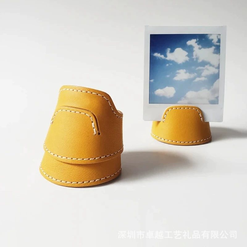 Креативная японская кожаная фоторамка Персонализированная в стиле Харадзюку спальня гостиная фотостойка ПУ Настольный гостиничный стол