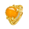 Golden ring jade