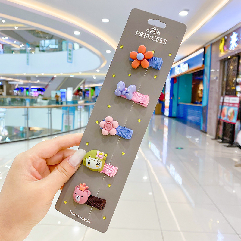 Clip de verano Corea del Sur lindo traje roto horquilla Accesorios para el cabello para niños