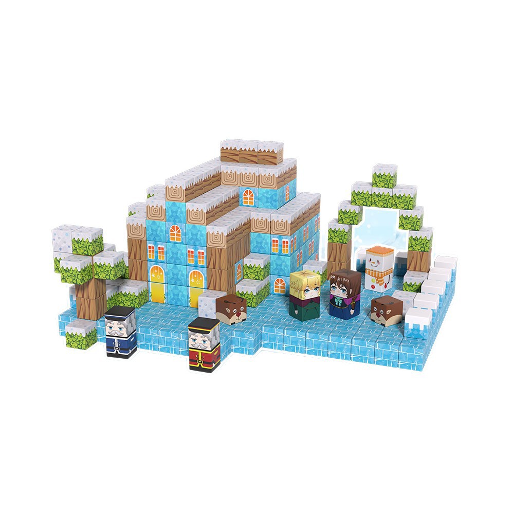 Personalizado transfronterizo My Magnet World Cube Puzzle Imán Bloque de construcción 20MM Partículas grandes Juego MC Cubo magnético