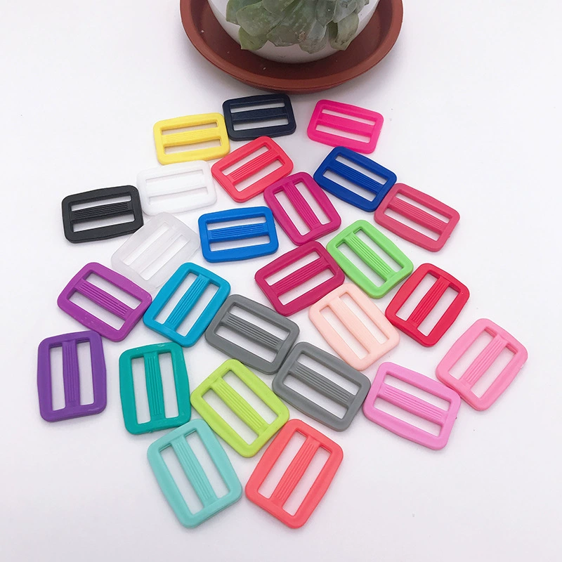 Оптовая продажа от производителя, 2,5 см, красочная японская пряжка, 25 мм, пластиковая трехскоростная пряжка, регулировочная пряжка для школьной сумки, пластиковая пряжка, прямая продажа