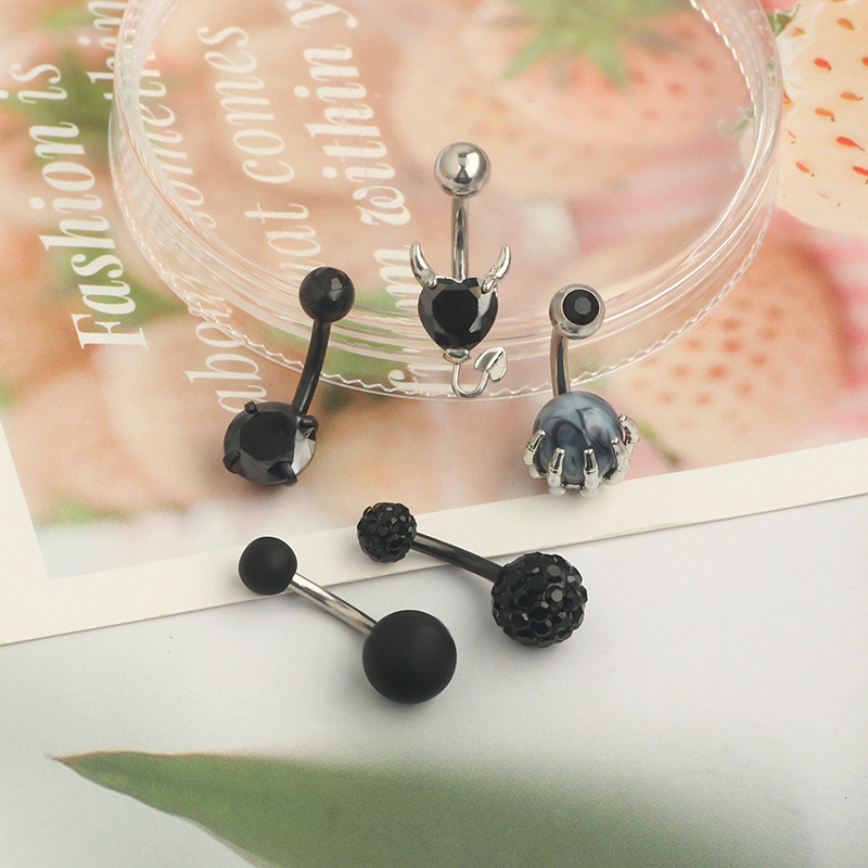 Labret piercing jewelry detail image