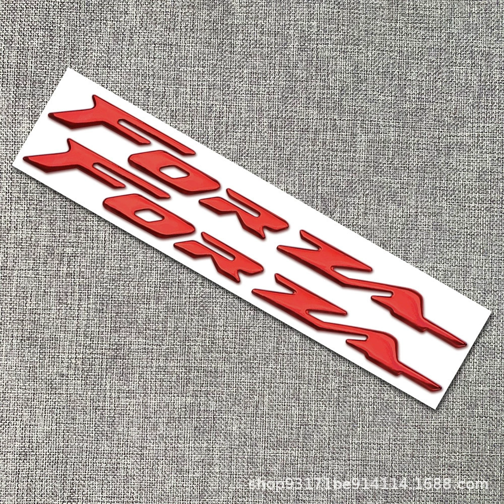 Three dimensional waterproof modified sticker from soft rubber, in 3d format