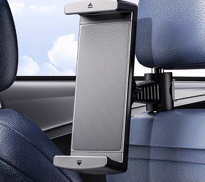 Phone Holder, Car phone holder - textured-style-with-headrest-style-bag-in-black