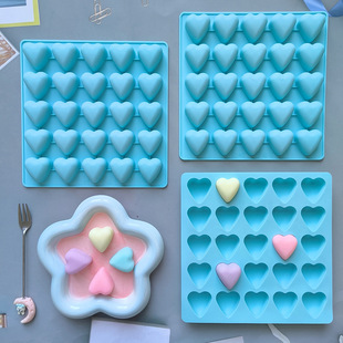25 Love 691 Candy Chocolate Silicone Mold Baking Biscuit Cake Decoration Mold Ice Tray Pudding Mold