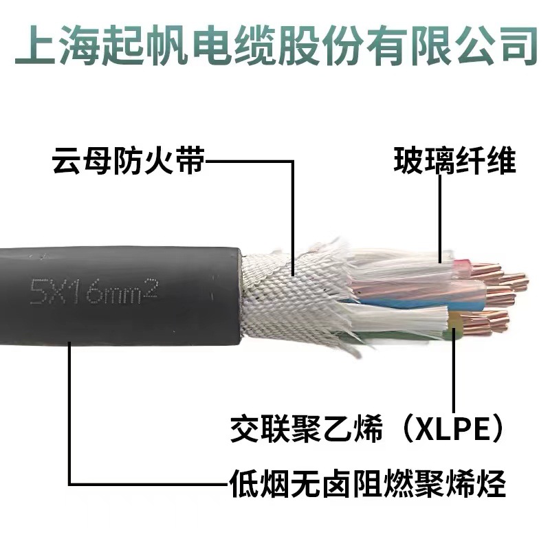 起帆电缆WDZBN-YJY低烟无卤阻燃耐火 三芯150/185/240/300/400