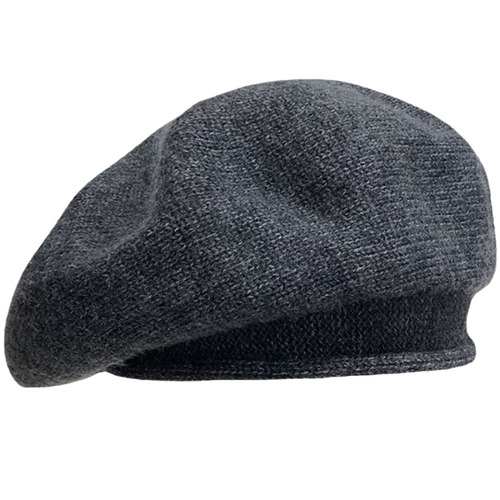 Beanie cap, large head circumference, wide-brimmed knitted hat, Korean style versatile knit pumpkin hat, Japanese style warm winter painter's hat