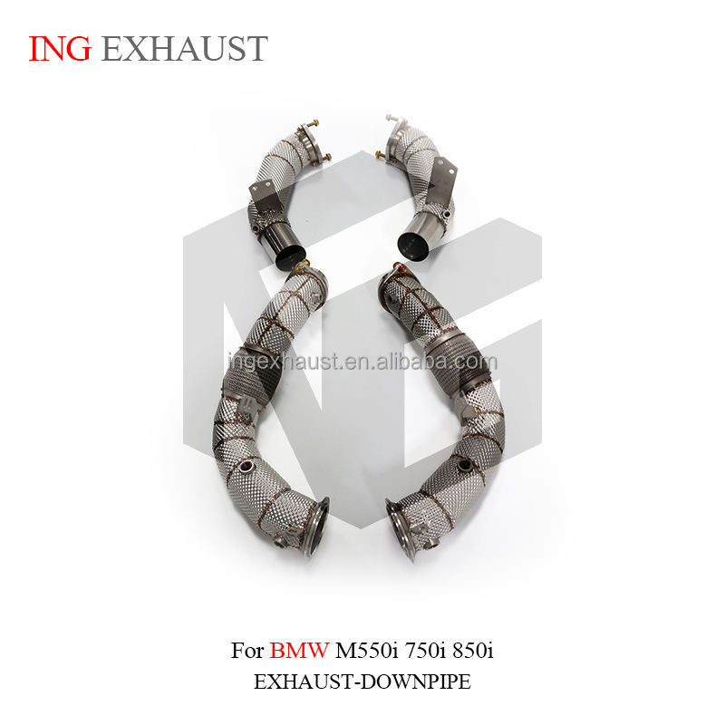 Suitable for BMW M550i 750i 850i stainless steel catalytic downpipe exhaust downpipe