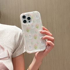 鬱金香西高地狗狗適用iPhone14pro max蘋果15手機殼12/13雙層軟殼