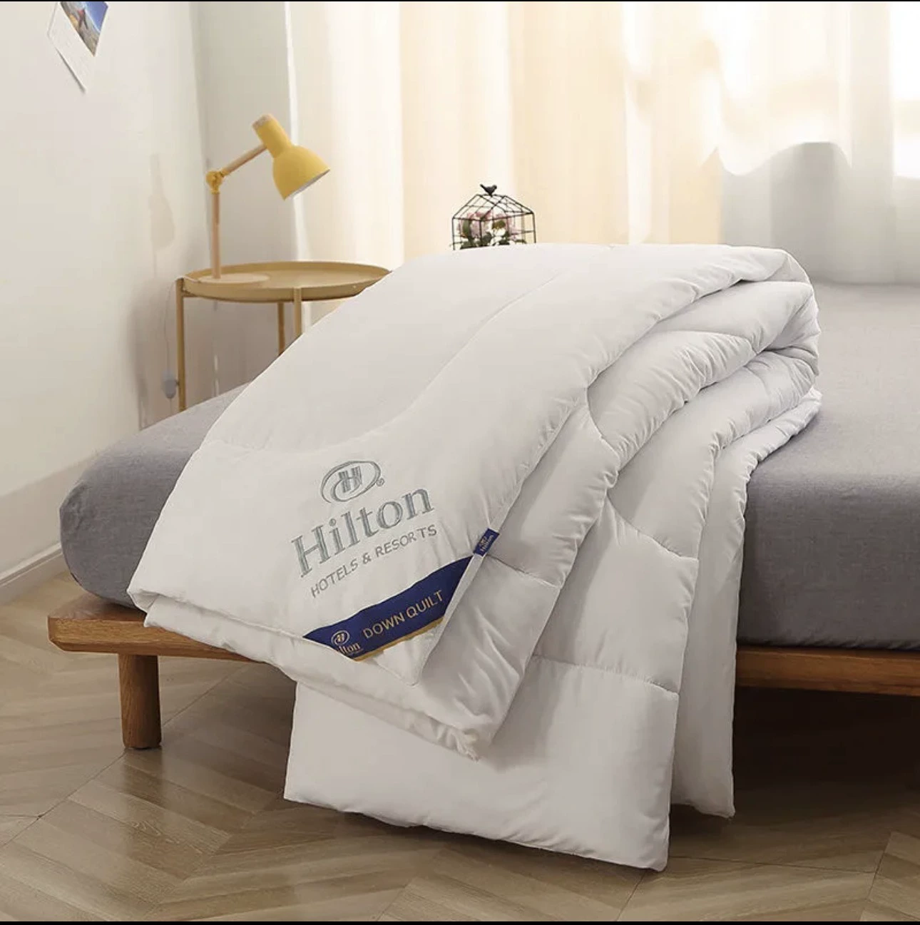 Класс А настоящее Hilton DoubleTree перо шелк стеганое ядро одеяла весна и осень студенческое общежитие подарки оптом