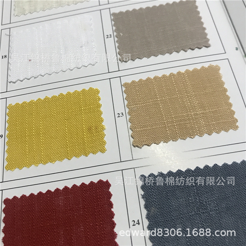 Linen cotton elastic cloth 9*9 white spot weft elastic sticky linen cloth all digital printing base cloth 20*20 + 40d