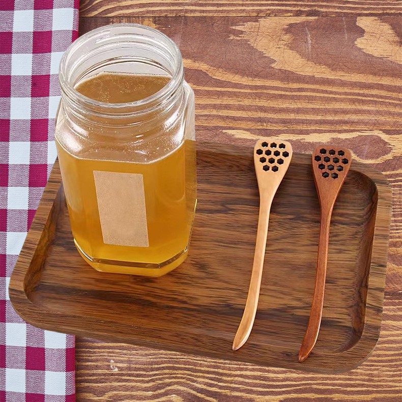 (Wholesale), wooden mixing stick, creative spoon for home use, simple and elegant design