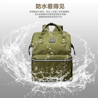 新款尼龙防水书包时尚韩版多口袋双肩包手提双肩包品牌双肩书包