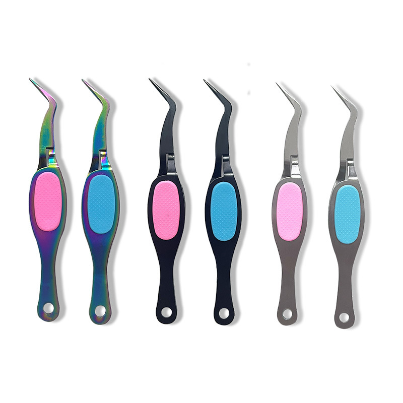Universal tweezers stainless steel for manicure