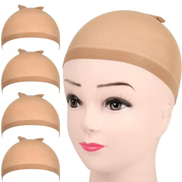 Wig Caps in stock wholesale foreign trade Wig stockings lace hair net 2pcs/1PCs high elastic stockings net