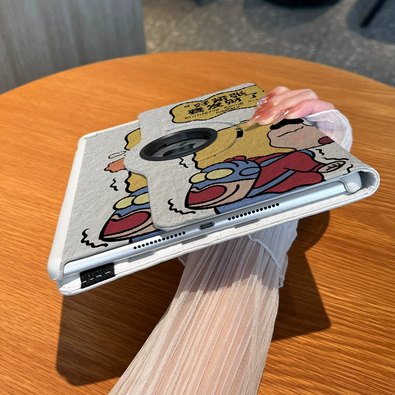 Зеркало-кейс для планшета iPad 9 поколения, 360° поворотный кожаный чехол, бесскольжный, анти падение, мини-версии iPad mini 4/5/6