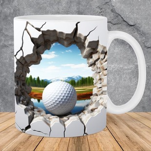 3D�ߠ�����Golf ball�մɿ����R�˱��ӿն����ڲ���ˮ��Hole Wall