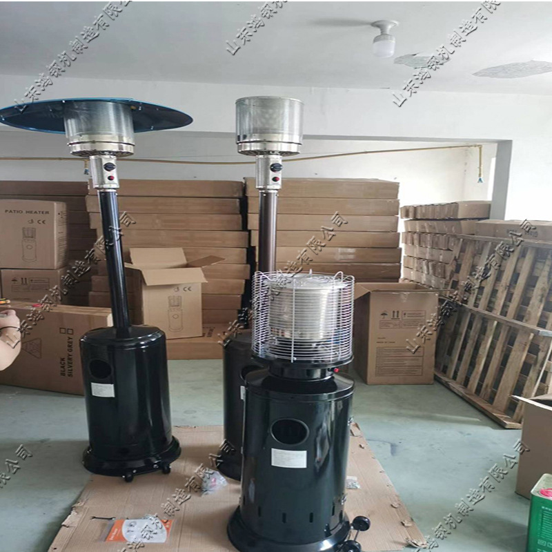 大面积暖炉 金花款带煤气瓶罩燃气液化机 家用户外液化气取暖器