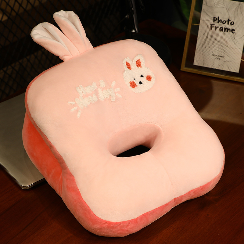 Style Towel Embroidered Multifunctional Nap Pillow,Student Lying Down Pillow,Office Lunch Break Artifact,ertable Pillow