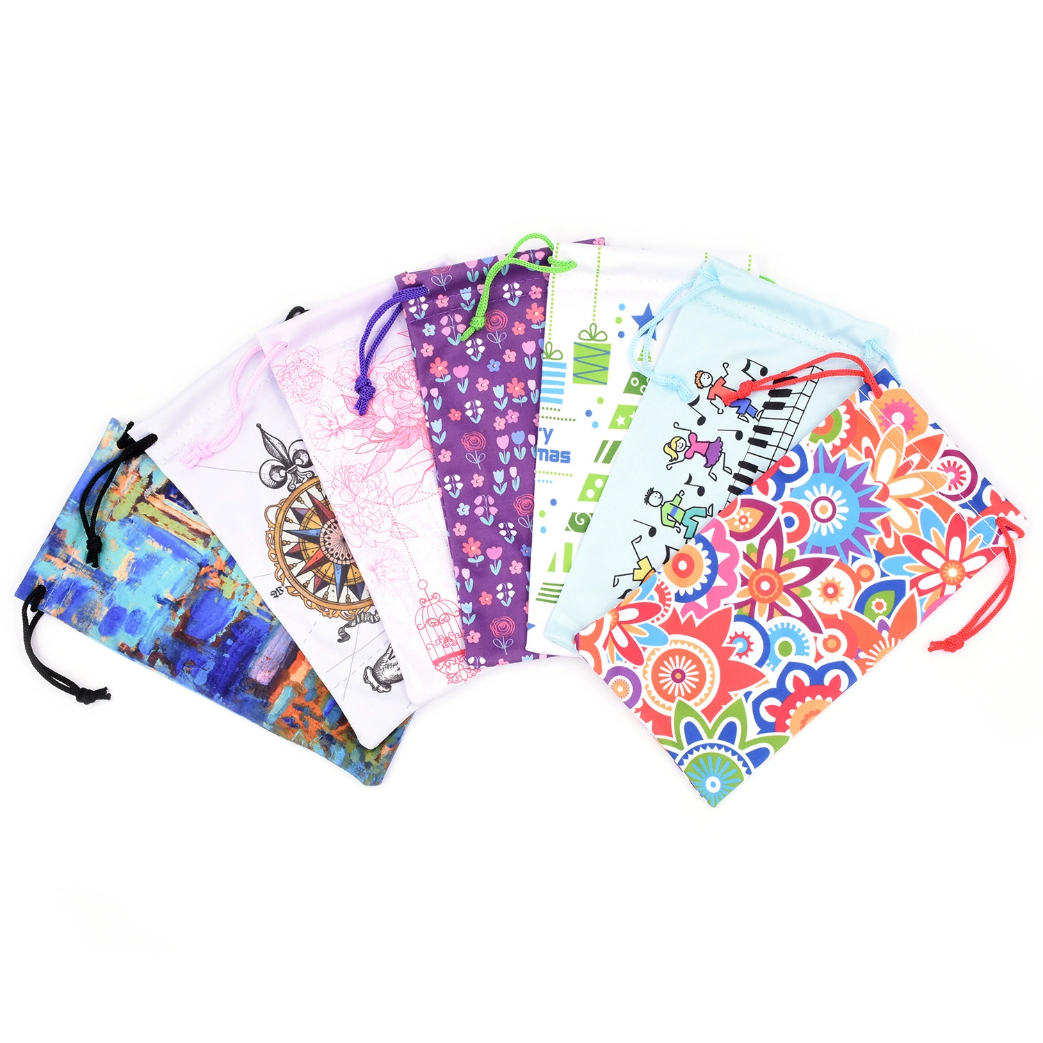 Производители ткани для очков игла для ежедневного хранения 1 Игла 2 сумки для очков ткань для очков костюм сумка для очков на заказ