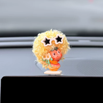 Car Dashboard Decoration Screen | Car ornaments - afro-hair-love-moment