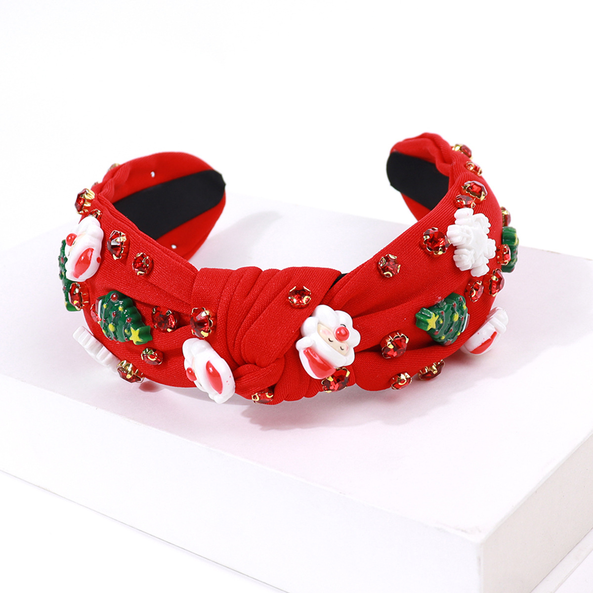 Daily, Festival Occasion Christmas Cute Women's Christmas Tree Santa Claus Plastic Hair Band