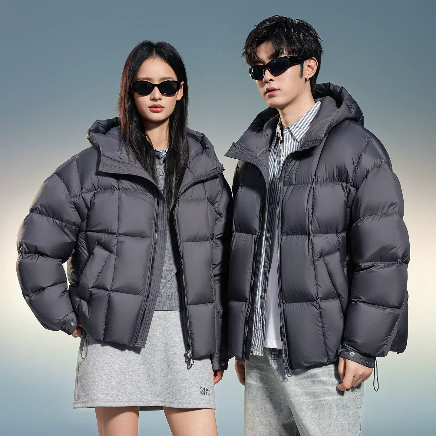 短款羽绒服男女款女冬季鸭绒韩版羽绒外套批发高级感加厚抗寒外套