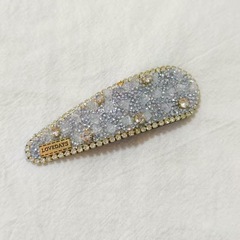 高档满天星发夹爆款碎发夹仿钻铜合金亮韩版气质水晶爆闪发夹发饰