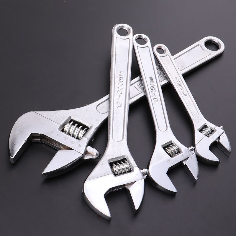 活动扳手工具修车多功能开口活络活小板子套装大活口6寸12