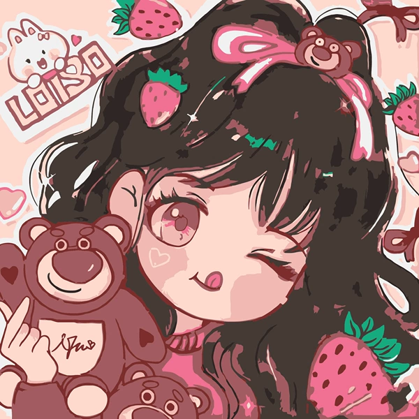 Strawberry Bear Girl