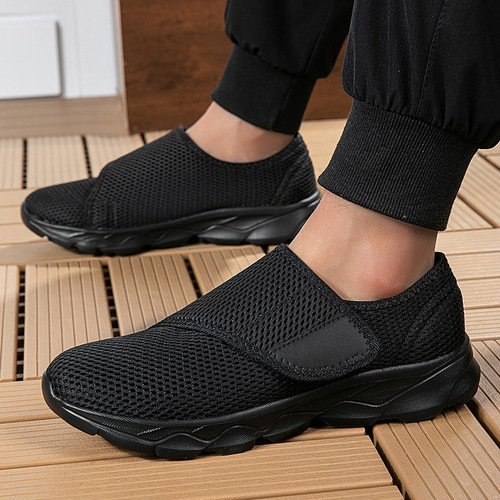 Women's Breathable Mesh Casual Shoes Flat Slip-On Comfortable Shoes Men's Casual Shoes