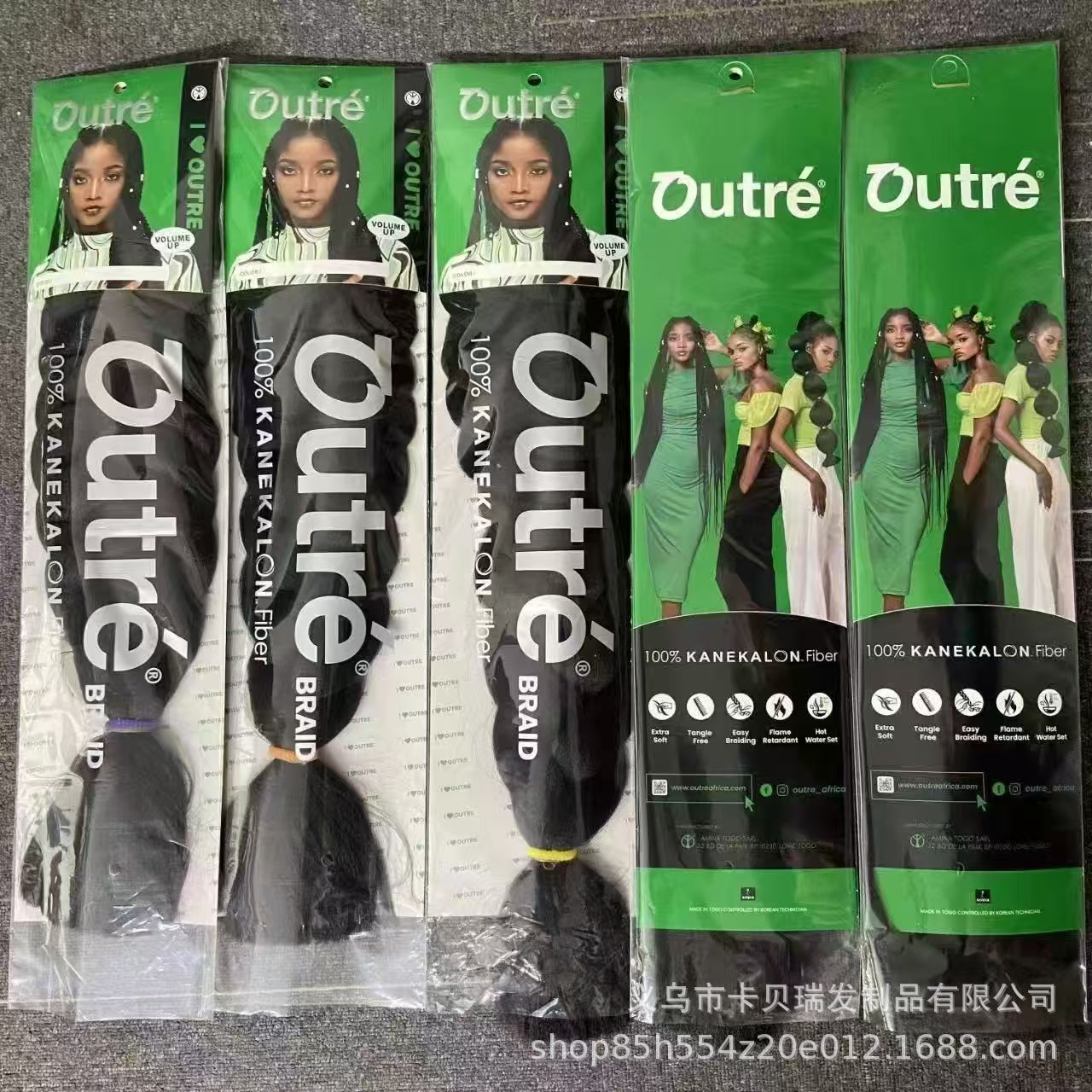 Comercio exterior al por mayor Xuchang teñido fibra química 165g 82 pulgadas XP embalaje independiente trenza sucia africana peluca trenzada grande