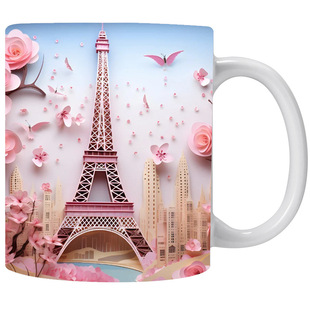 3D����Paris���Ơ��F���մɿ����R�˱��Ӳ�ˮ���¿�Eiffel Tower