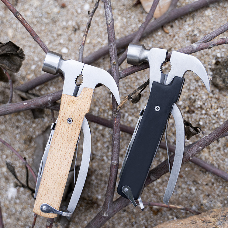 户外 多功能羊角锤工具 便携折叠组合工具家用安全锤多功能工具锤