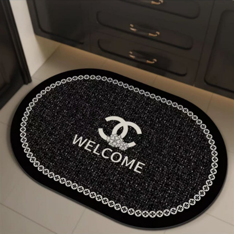 Xiaoxiangfeng Bathroom Floor Mat Non-Slip Diatom Mud Absorbent Mat Bathroom Shower Room Door Bathroom Quick-Drying Foot Mat