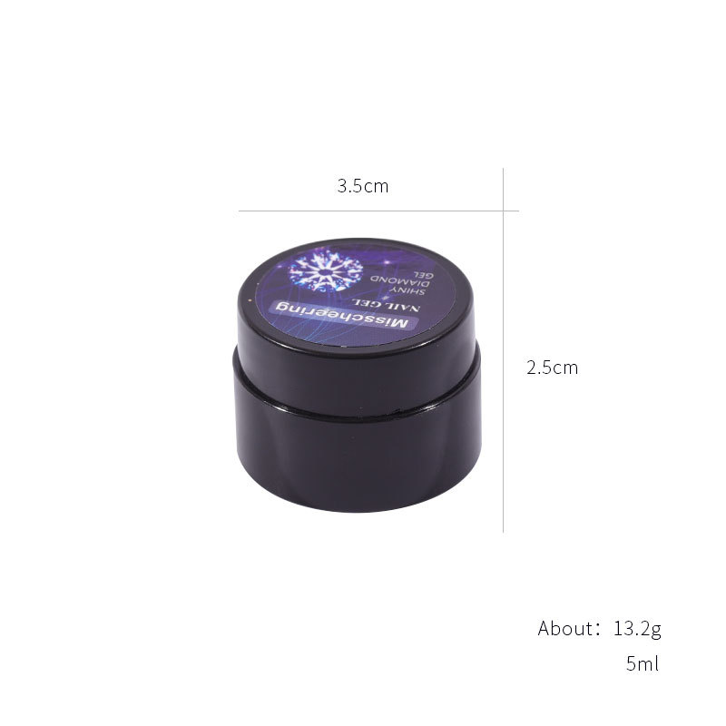 Pegamento de diamante brillante para decoración de uñas, pegamento platino, pegamento para esmalte de uñas, nuevo pegamento de diamante para decoración de uñas, pegamento UV al por mayor