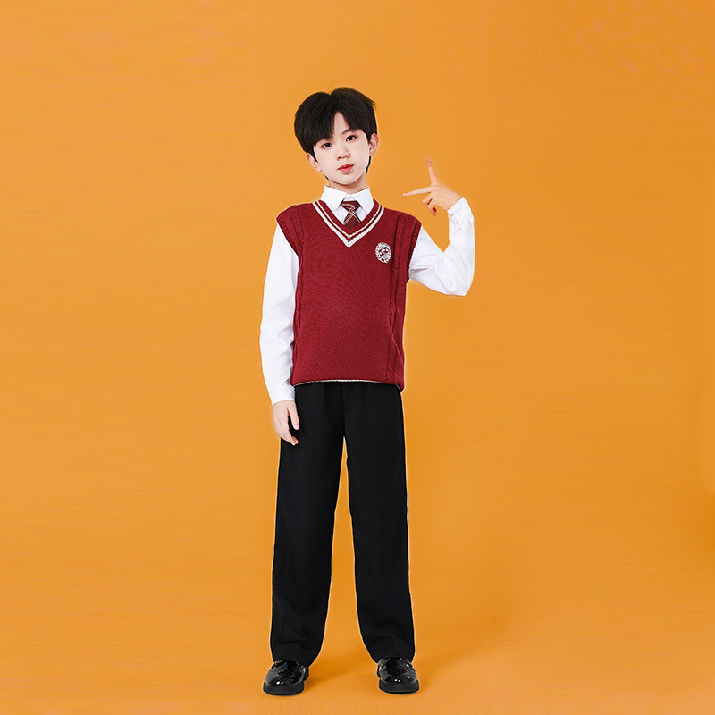 설날 어린이 합창시 낭송 공연 의류 학업스타일 유치원 초중등학교 학생 수업 의류 세트