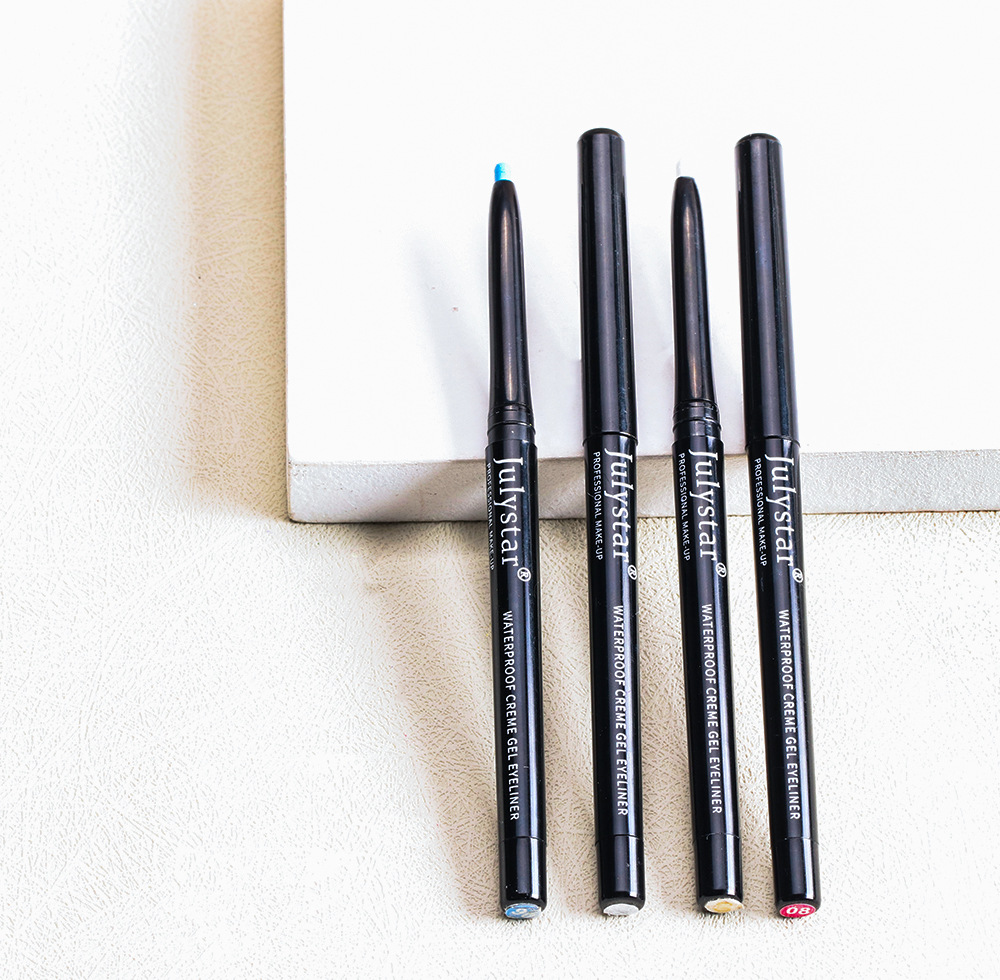 Julystar durable color gel waterproof and not easy to smudge white eyeliner pen_voghion.com