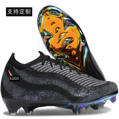 跨境新款刺客16足球鞋气垫防水针织FGbrand FG soccer shoes