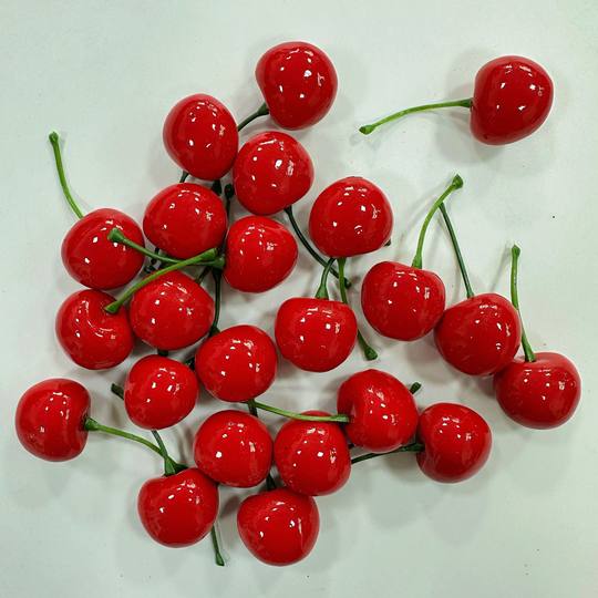 High simulation cherry cherries decorative crafts celebration gift foam simulation fruit packaging accessories ornaments fake fruit