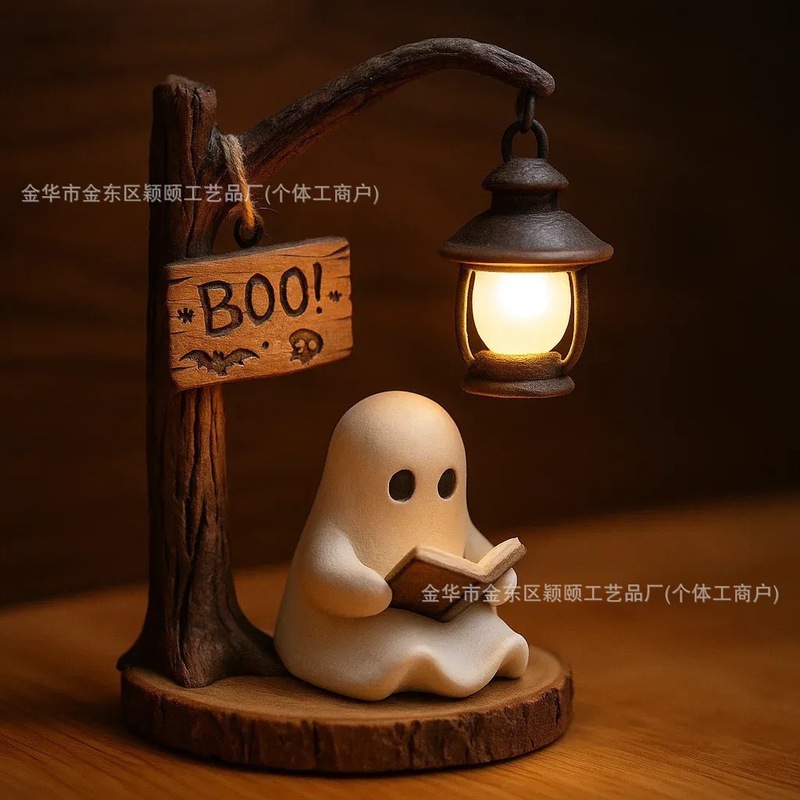 跨境新品Halloween Swing Ghost Decoration 万圣节秋千鬼魂装饰|undefined